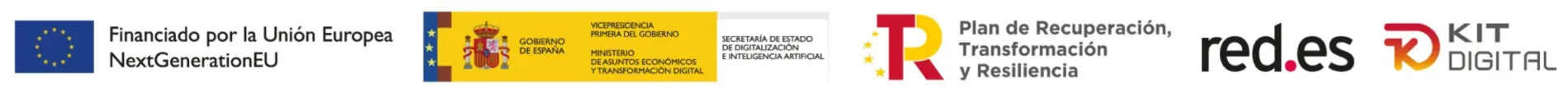 Logos del Plan de Recuperación, Transformación y Resiliencia de España y Ministerio de Asuntos Económicos.